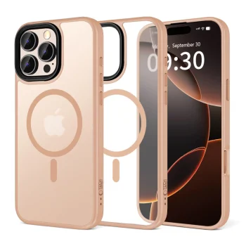 Tech-Protect iPhone 16 Pro Max dėklas MagMat MagSafe, rožinis