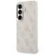 Dėklas Guess 4G Embossed Ring MagSafe telefonui Samsung Galaxy S26+, rožinis