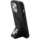 Karl Lagerfeld iPhone 15 Pro Max Case Gripstand Saffiano Karl&Choupette Black