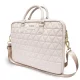 Guess Quilted krepšys 15\" nešiojamam kompiuteriui, rožinis