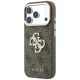 Guess dėklas iPhone 18 Pro / 17 Pro, 4G Big Resin Logo, rudas