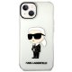 Karl Lagerfeld Ikonik Karl skaidrus dėklas iPhone 14 Plus / 15 Plus