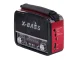 Portable Retro AM/FM/SW Radio with MP3 USB AUX and Flashlight, Red