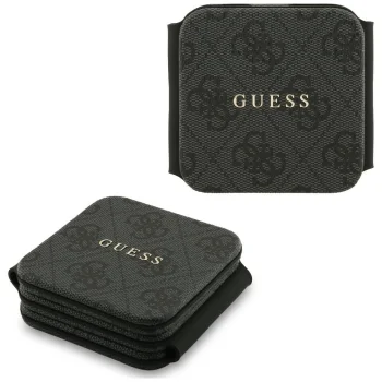 Belaidis įkroviklis Guess 4G 3-in-1 15W MagSafe, juodas