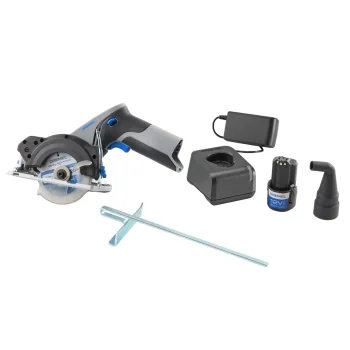 Akumuliatorinis kompaktiškas diskinis pjūklas Dremel Blueprint 12V, 2.0 Ah, 85 mm