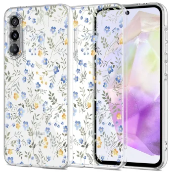 Tech-Protect FlexAir dėklas Samsung Galaxy A37 5G, Multicolor Flowers