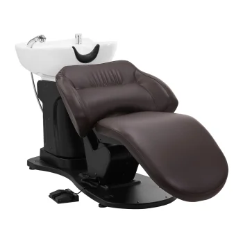 Gabbiano Trycho Electric Hairdressing Washbasin, Brown