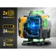 Humberg HM-171 Self-Leveling Cross-Line Laser Level with Tripod and Case