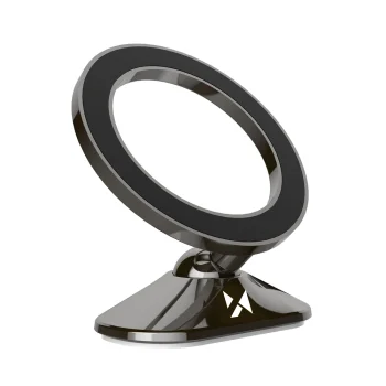 Wozinsky WPT-D19 magnetinis automobilinis telefono laikiklis ant panelės, MagSafe, pilkas