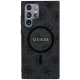 Guess 4G Collection dėklas Samsung Galaxy S24 Ultra telefonui su MagSafe, juodas