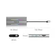 Orico XDR 12-in-1 USB-C doko stotelė su RGB, HDMI 4K, VGA, PD 100W, RJ45 ir kortelių skaitytuvu, sidabrinė
