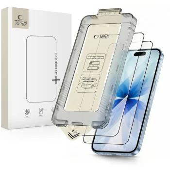 Apsauginis stiklas Apple iPhone 17 (6.3) Tech-Protect Quick Set+ (2 vnt.)