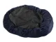 Plush Pet Bed for Dogs and Cats, 60x50 cm, Navy Blue