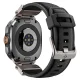 Dirželis Spigen DuraPro Armor, skirtas Samsung Galaxy Watch Ultra 47mm, juodas