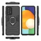 Dėklas Samsung Galaxy A73 Ring Armor su žiedu-laikikliu, juodas