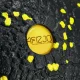 4Fizjo EPP Massage Ball, 12 cm, Black/Yellow