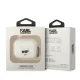 Karl Lagerfeld KLAPRUNCHH AirPods Pro dėklas Silicone Choupette Head 3D, Baltas
