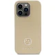 Guess dėklas iPhone 15 Pro Max telefonui 4G Strass Metal Logo, auksinis
