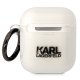 Karl Lagerfeld Karl\'s Head dėklas AirPods 1/2 permatomas