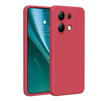 Etteri Silicone Case for Xiaomi Redmi Note 13 4G Raspberry