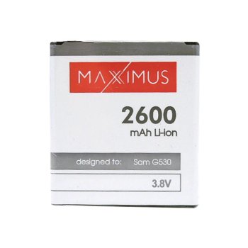 Maxximus Battery for Samsung G530 Grand Prime, 2600mAh