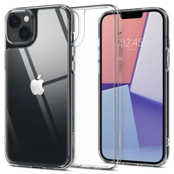 Spigen Quartz Hybrid dėklas, skirtas iPhone 14 Plus, skaidrus