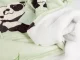 Didelio dydžio džemperis-pledas Panda su kapotonu, žalias
