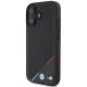 BMW M Perforated Tricolor Line MagSafe dėklas iPhone 16, juodas