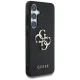 Guess Grained Big 4G Logo dėklas, skirtas Samsung Galaxy S25 Plus juodas