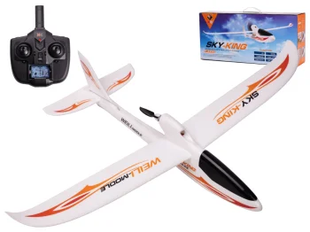 Nuotoliniu būdu valdomas lėktuvas WLtoys Sky King F959S 2.4GHz, Oranžinis