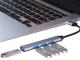 4 jungčių USB 3.0 šakotuvas (1x USB 3.0, 3x USB 2.0), sidabrinis