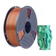 Sunlu PLA+ Silk trispalvis 3D spausdinimo siūlas, oranžinė, mėlyna ir žalia