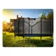 Neo-Sport batutas 374 cm (12 ft) su išoriniu tinklu ir kopėtėlėmis