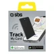 SBS Track My Card universalus kortelės formos ieškiklis iOS ir Android, juodas