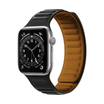 Magnetinis dirželis Apple Watch 41mm laikrodžiui (Juodas)
