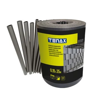 Tvoros juosta TENAX TWIST 35 m x 19 cm (450 g/m²), su 25 spaustukais, šviesiai pilka