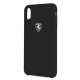 Ferrari dėklas iPhone XS Max telefonui Silicone Off Track, juodas