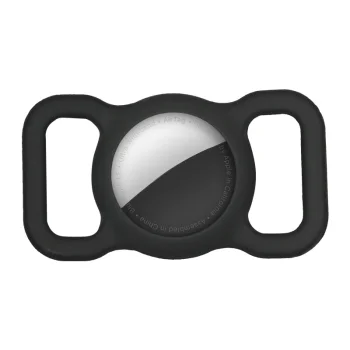 Telcon AirTag Case for Collar / Harness / Strap, Black