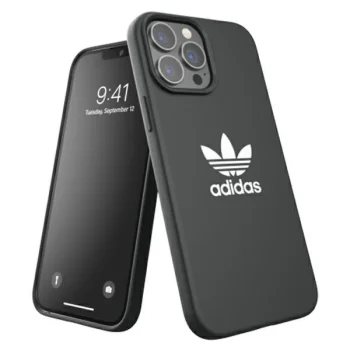 Adidas iPhone 13 Pro Max dėklas OR Silicone, juodas