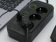 Power Strip with 3 Outlets and USB Ports, 4x USB-A 1x USB-C, 2m Cord