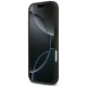 Guess dėklas iPhone 17 telefonui 4G Circle Classic Logo MagSafe, juodas