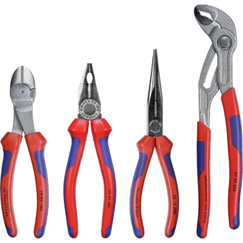 Replių rinkinys KNIPEX Basic Chrome 00 20 01 V17 putplasčio dėkle (4 vnt.)