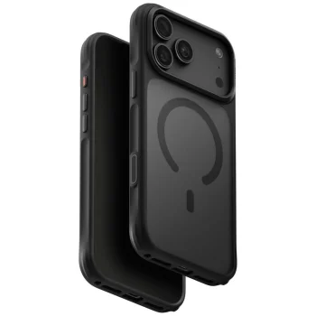 Uniq Veren Magclick dėklas telefonui iPhone 18 Pro Max / 17 Pro Max, juodas
