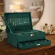 Jewelry Box Organizer with Lock, Green