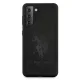 Samsung Galaxy S21+ Plus (SM-G996B) US Polo Silicone On Tone Case Cover (USHCS21MSLHRTBK), Black