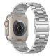 Sidabrinės spalvos Tech-Protect Stainless apyrankė Apple Watch 44/45/46/49 mm