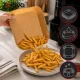 Zortiva Air Fryer Square Paper Liners 20cm 400 Pcs