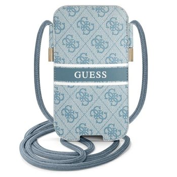 Guess 4G Stripe dėklas-rankinė telefonui GUPHM4GDBL, mėlynas