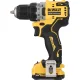 Akumuliatorinis gręžtuvas-suktuvas DeWalt DCD701D2-QW 12V 2x 2.0 Ah TSTAK