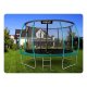 Neo-Sport NS-14C181 sodo batutas 435 cm (14ft) su vidiniu tinklu, žalias